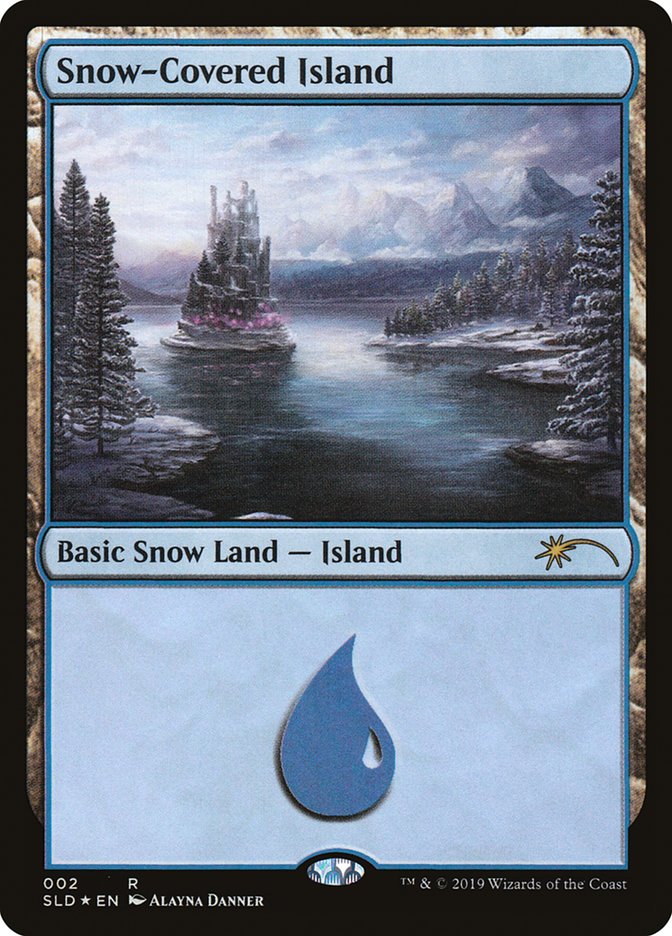 Snow-Covered Island (2) [Secret Lair Drop Series] | Cracking-Singles