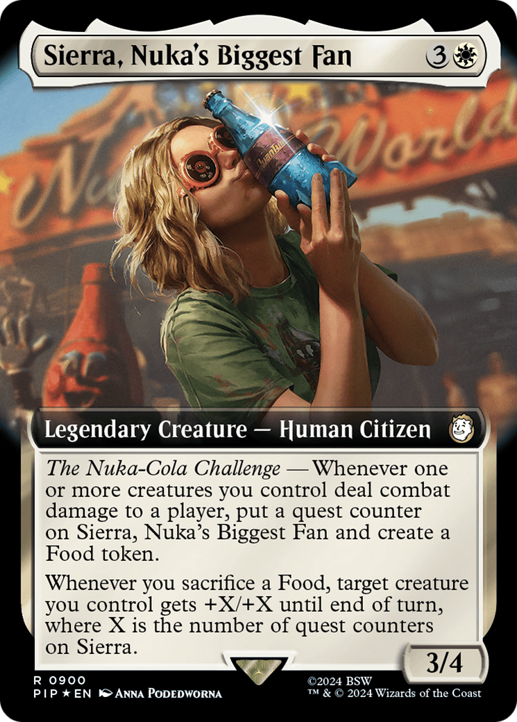 Sierra, Nuka's Biggest Fan (Extended Art) (Surge Foil) [Fallout] | Cracking-Singles