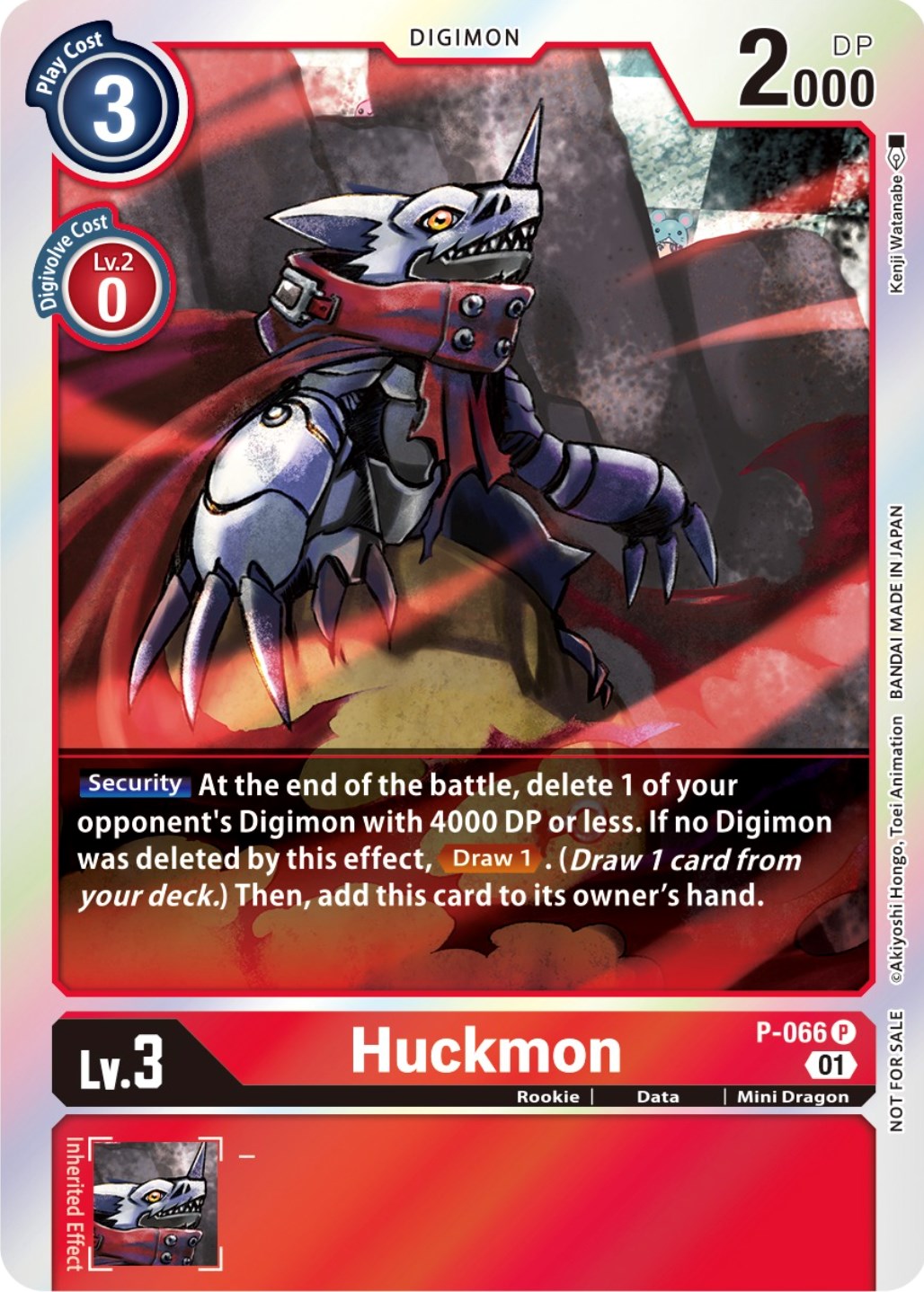 Huckmon [P-066] (Limited Card Pack) [Promotional Cards] | Cracking-Singles