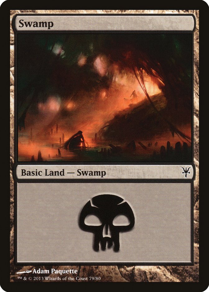 Swamp (79) [Duel Decks: Sorin vs. Tibalt] | Cracking-Singles