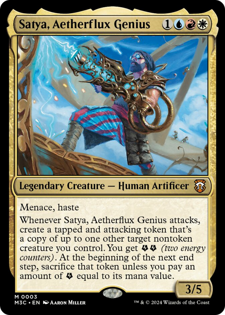 Satya, Aetherflux Genius [Modern Horizons 3 Commander] | Cracking-Singles