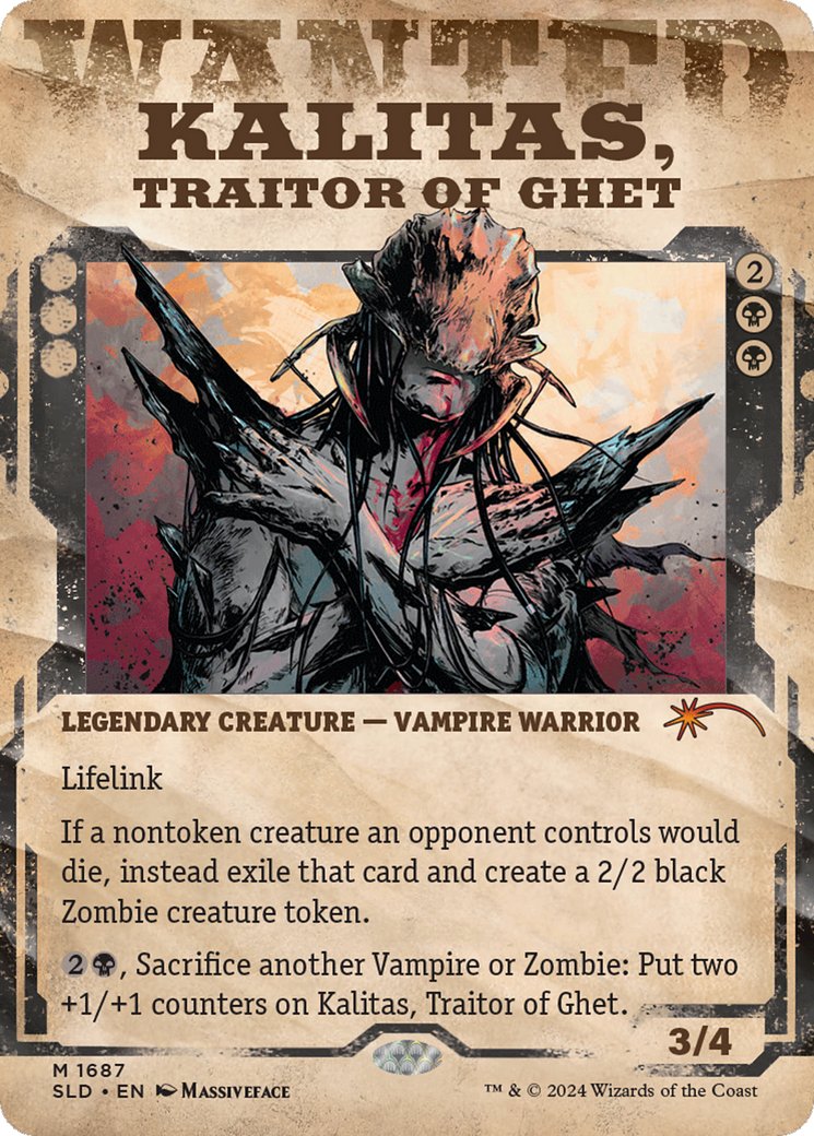 Kalitas, Traitor of Ghet [Secret Lair Drop Series] | Cracking-Singles