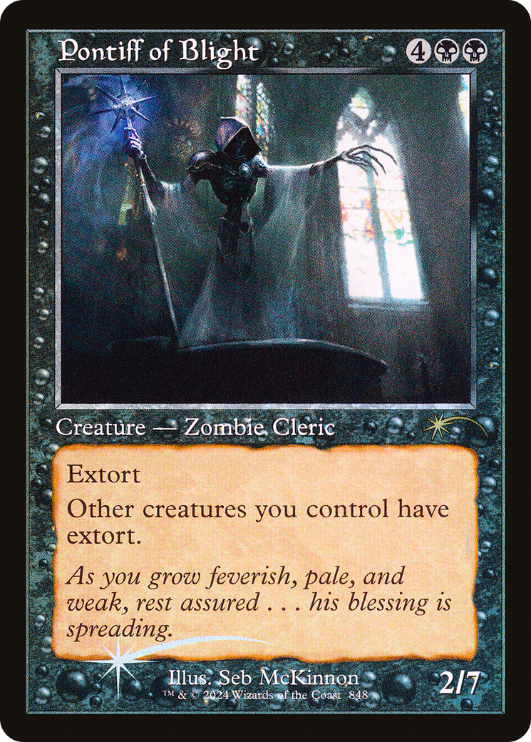 Pontiff of Blight (Retro Frame) [Secret Lair Drop Series] | Cracking-Singles