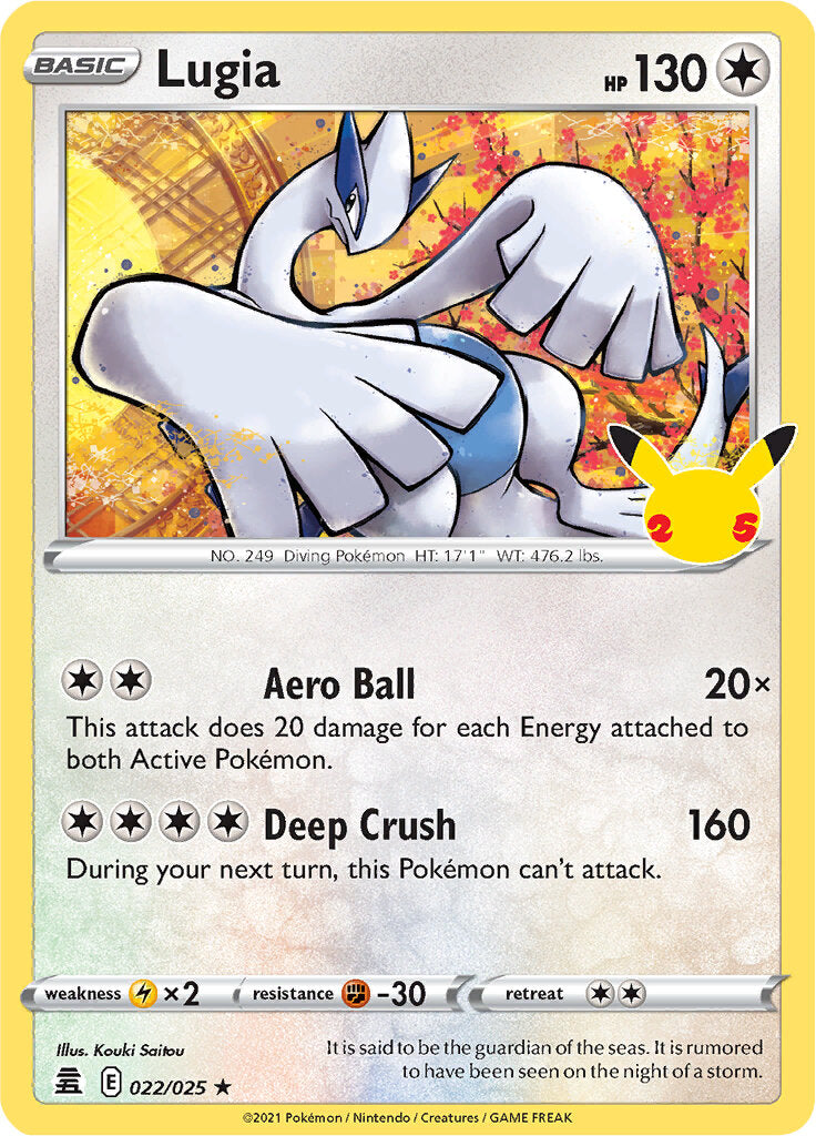 Lugia (022/025) [Celebrations: 25th Anniversary] | Cracking-Singles