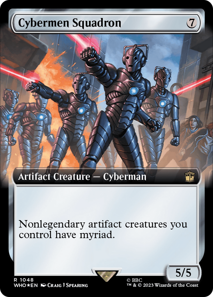 Cybermen Squadron (Extended Art) (Surge Foil) [Doctor Who] | Cracking-Singles