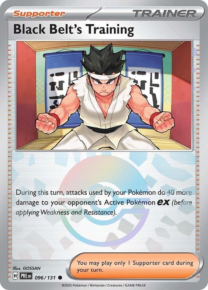 Black Belt's Training (096/131) (Poke Ball Pattern) [Scarlet & Violet: Prismatic Evolutions] | Cracking-Singles