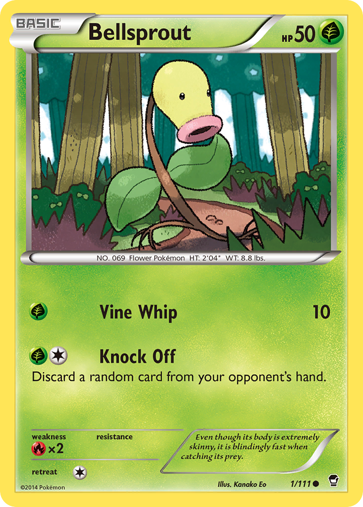 Bellsprout (1/111) [XY: Furious Fists] | Cracking-Singles