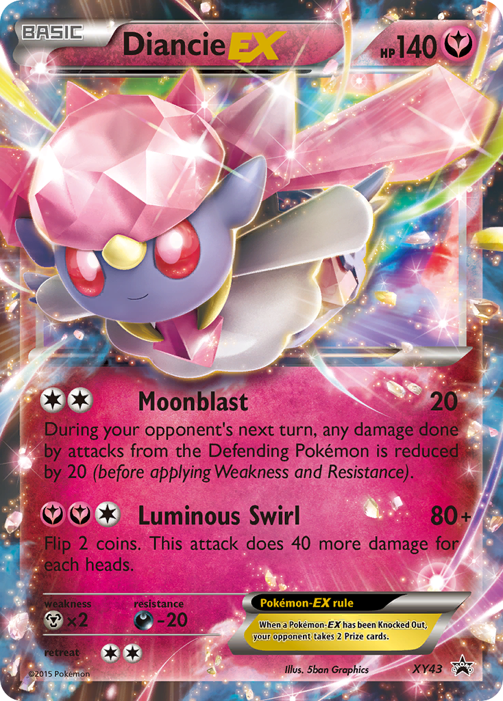 Diancie EX (XY43) [XY: Black Star Promos] | Cracking-Singles