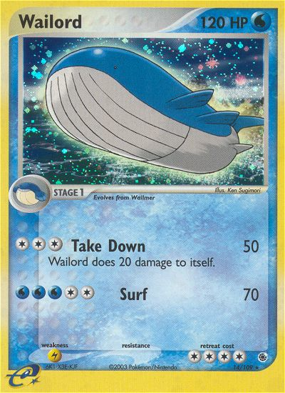 Wailord (14/109) [EX: Ruby & Sapphire] | Cracking-Singles