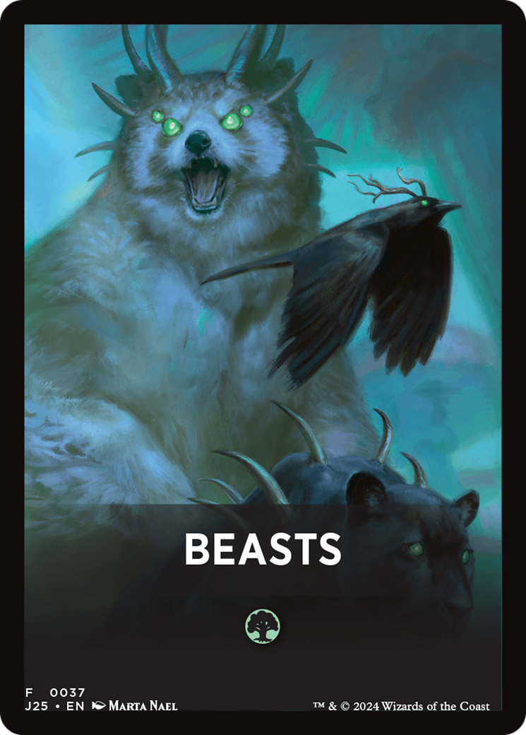 Beasts Theme Card [Foundations Jumpstart Front Cards] | Cracking-Singles