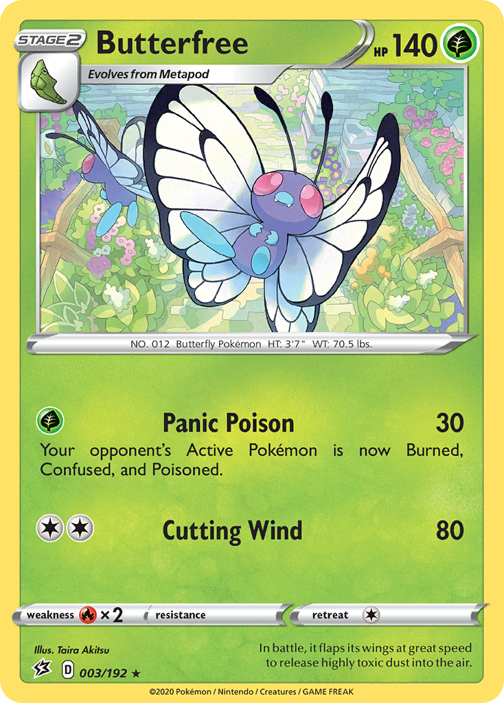 Butterfree (003/192) [Sword & Shield: Rebel Clash] | Cracking-Singles