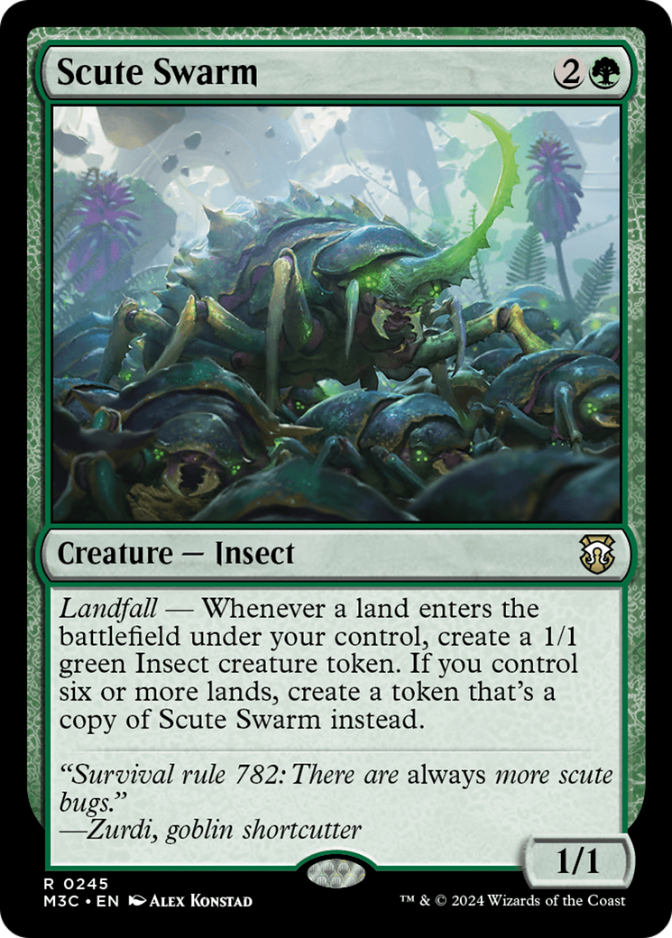 Scute Swarm (Ripple Foil) [Modern Horizons 3 Commander] | Cracking-Singles