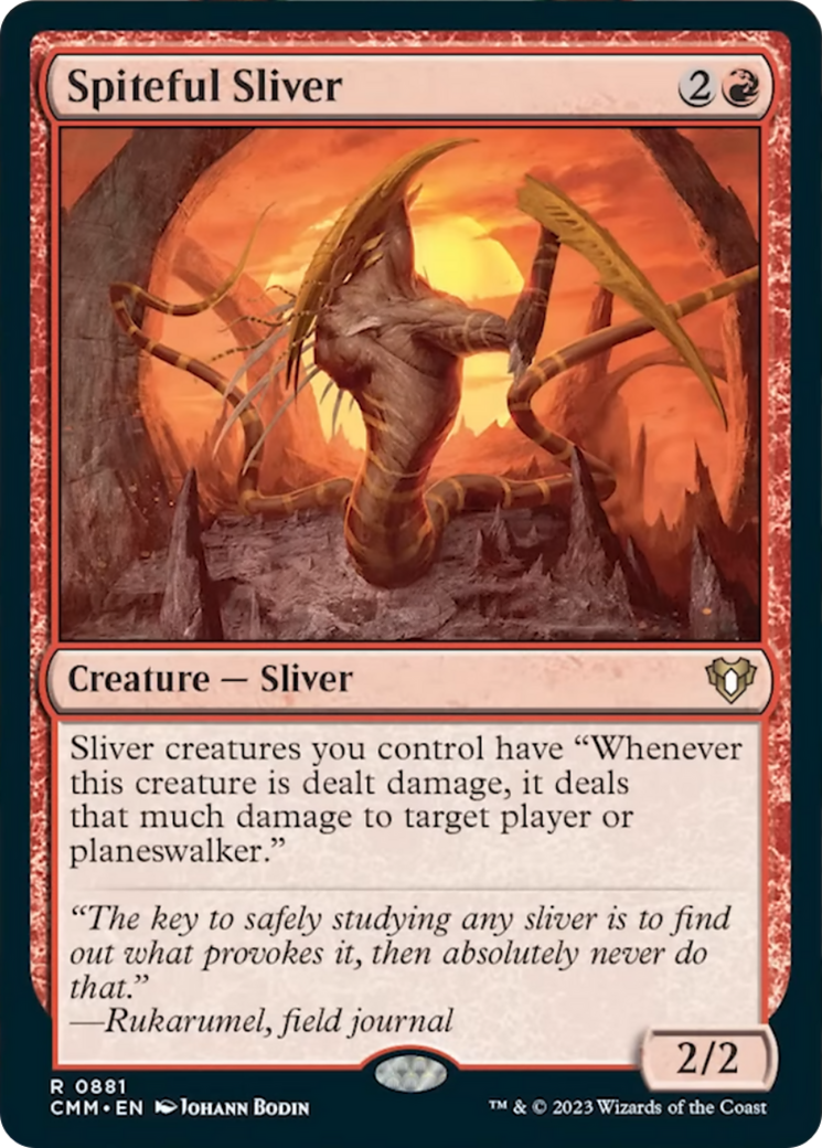 Spiteful Sliver [Commander Masters] | Cracking-Singles