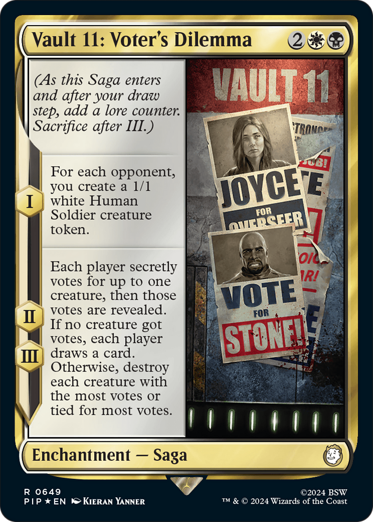 Vault 11: Voter's Dilemna (Surge Foil) [Fallout] | Cracking-Singles