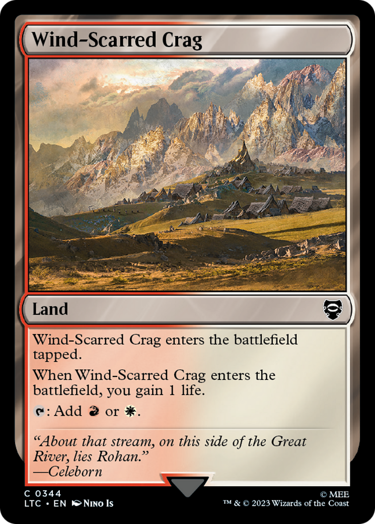 Wind-Scarred Crag [The Lord of the Rings: Tales of Middle-Earth Commander] | Cracking-Singles