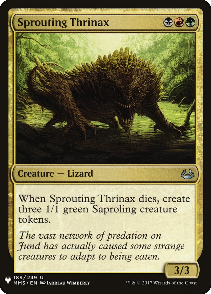 Sprouting Thrinax [Mystery Booster] | Cracking-Singles