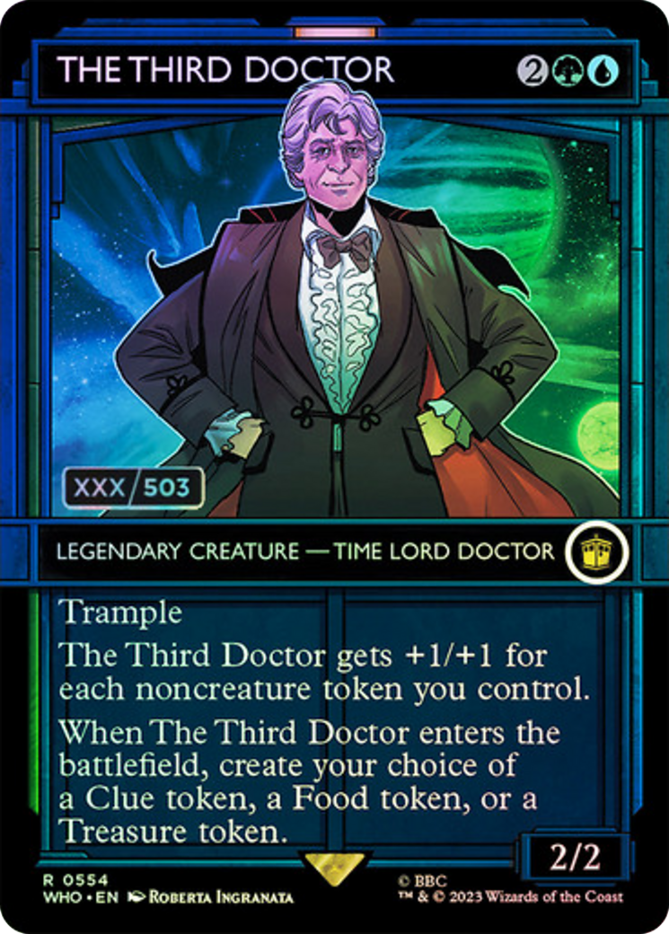 The Third Doctor (Serial Numbered) [Doctor Who] | Cracking-Singles