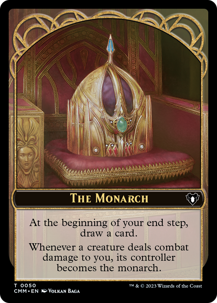 Copy (54) // The Monarch Double-Sided Token [Commander Masters Tokens] | Cracking-Singles