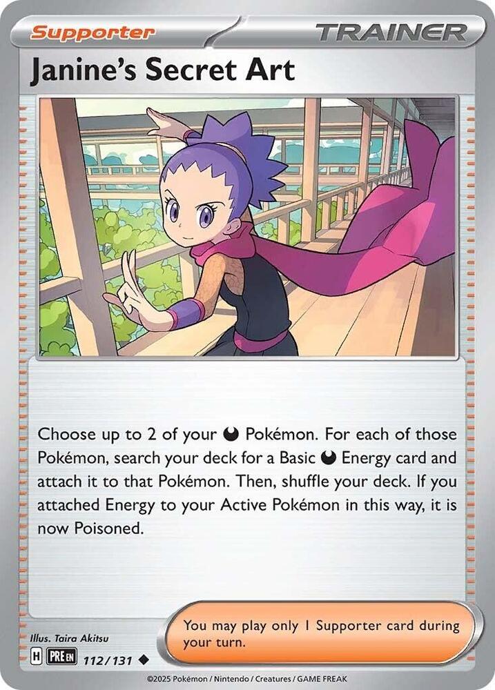 Janine's Secret Art (112/131) [Scarlet & Violet: Prismatic Evolutions] | Cracking-Singles