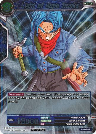 Light of Hope Trunks (P-005) [Promotion Cards] | Cracking-Singles