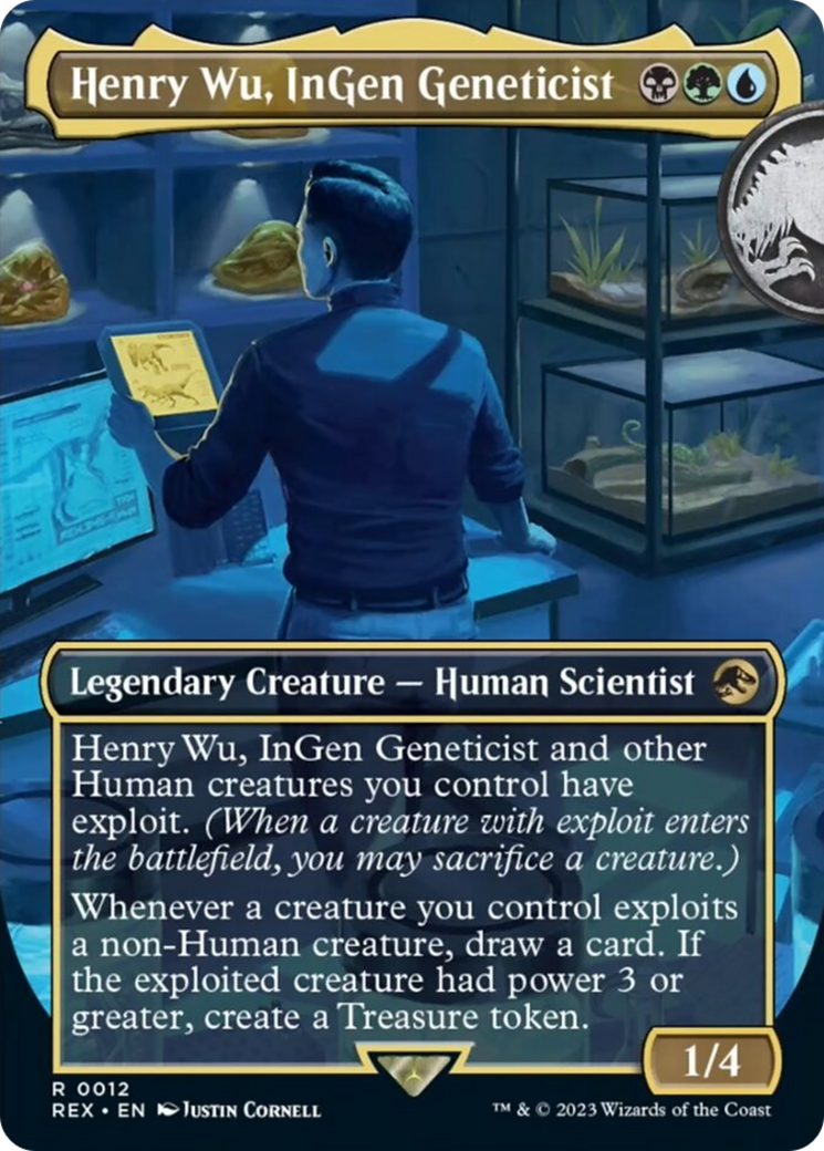 Henry Wu, InGen Geneticist (Borderless) [Jurassic World Collection] | Cracking-Singles