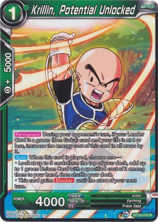 Krillin, Potential Unlocked (BT10-070) [Rise of the Unison Warrior 2nd Edition] | Cracking-Singles