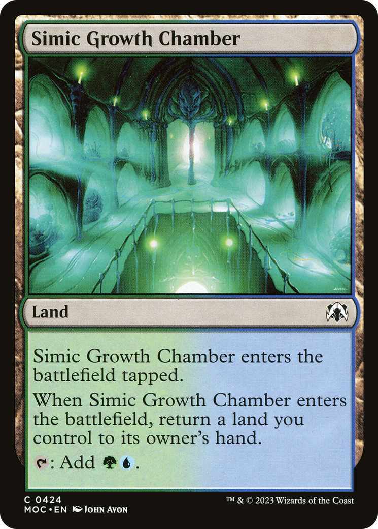 Simic Growth Chamber [March of the Machine Commander] | Cracking-Singles