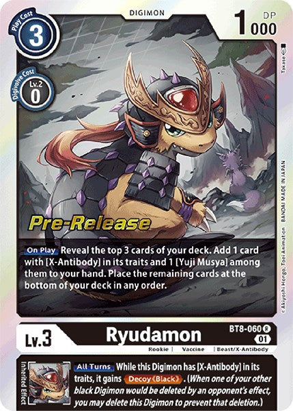 Ryudamon [BT8-060] [New Awakening Pre-Release Cards] | Cracking-Singles