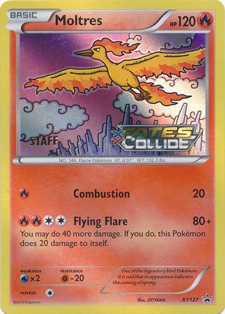 Moltres (XY127) (Staff) [XY: Black Star Promos] | Cracking-Singles