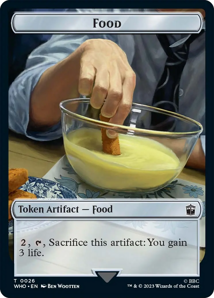 Food Token [Doctor Who Tokens] | Cracking-Singles