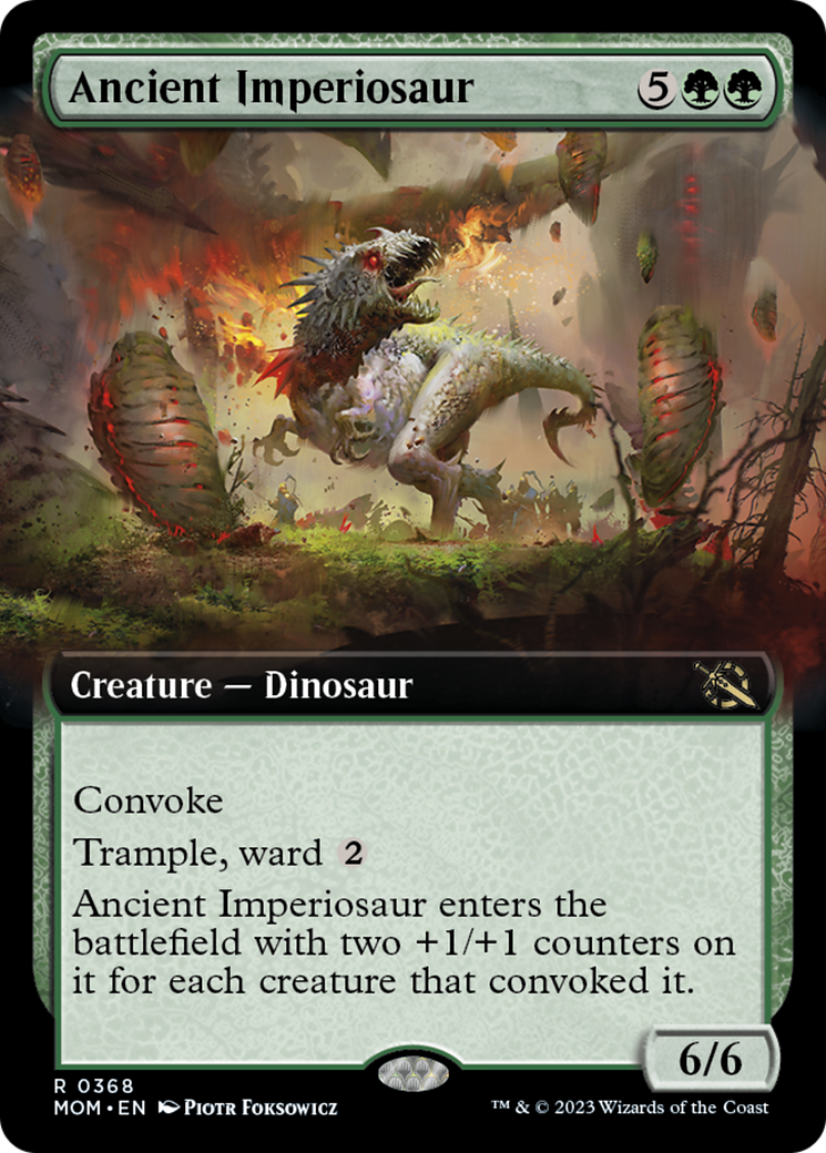 Ancient Imperiosaur (Extended Art) [March of the Machine] | Cracking-Singles