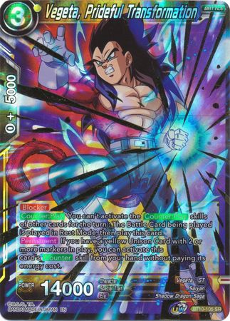 Vegeta, Prideful Transformation (BT10-105) [Rise of the Unison Warrior 2nd Edition] | Cracking-Singles