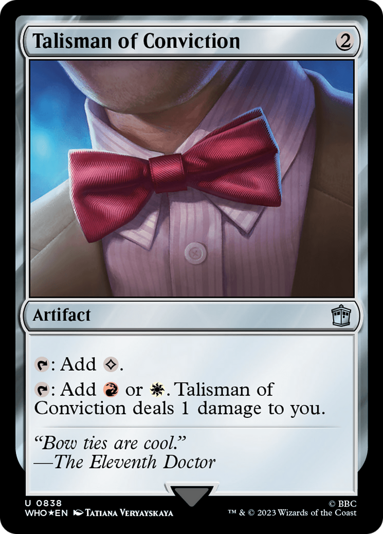 Talisman of Conviction (Surge Foil) [Doctor Who] | Cracking-Singles