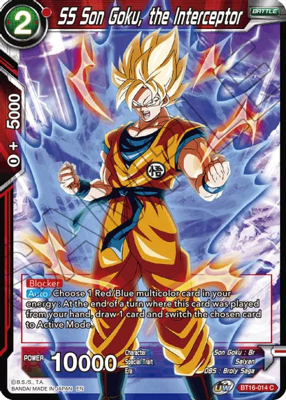 SS Son Goku, the Interceptor (BT16-014) [Realm of the Gods] | Cracking-Singles