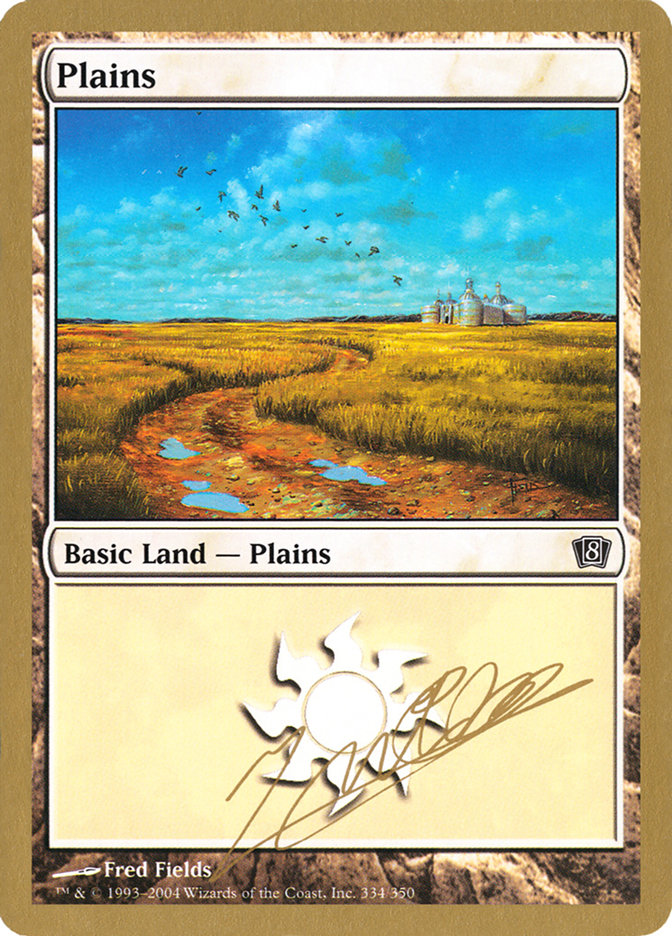 Plains (jn334) (Julien Nuijten) [World Championship Decks 2004] | Cracking-Singles