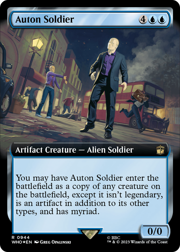 Auton Soldier (Extended Art) (Surge Foil) [Doctor Who] | Cracking-Singles