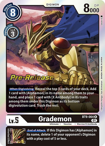 Grademon [BT9-064] [X Record Pre-Release Promos] | Cracking-Singles