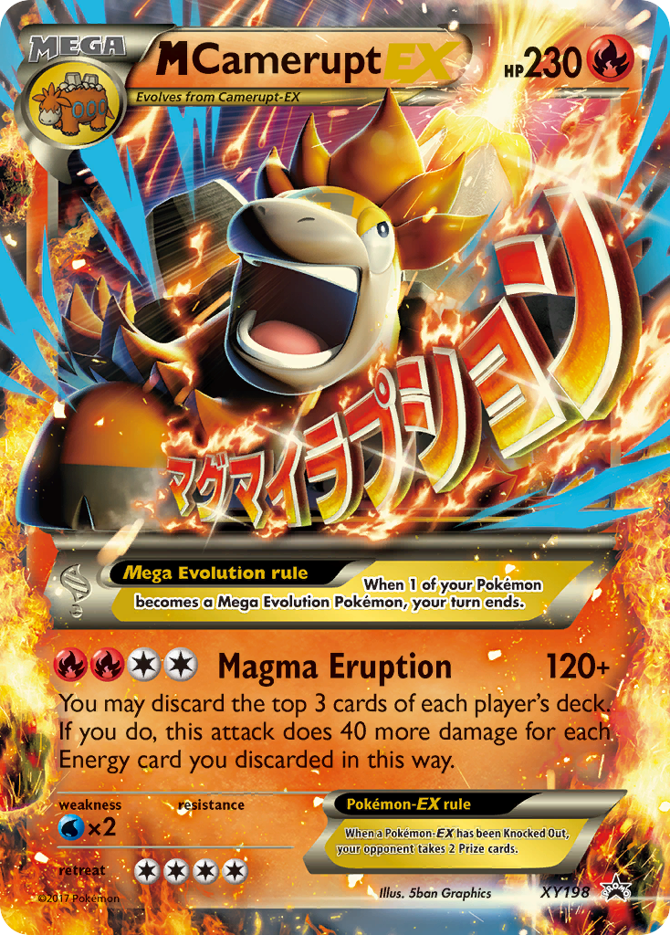 M Camerupt EX (XY198) [XY: Black Star Promos] | Cracking-Singles