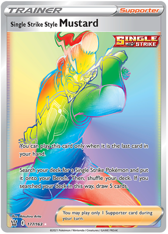 Single Strike Style Mustard (177/163) [Sword & Shield: Battle Styles] | Cracking-Singles