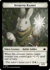 Bat // Intrepid Rabbit Double-Sided Token [Bloomburrow Tokens] | Cracking-Singles