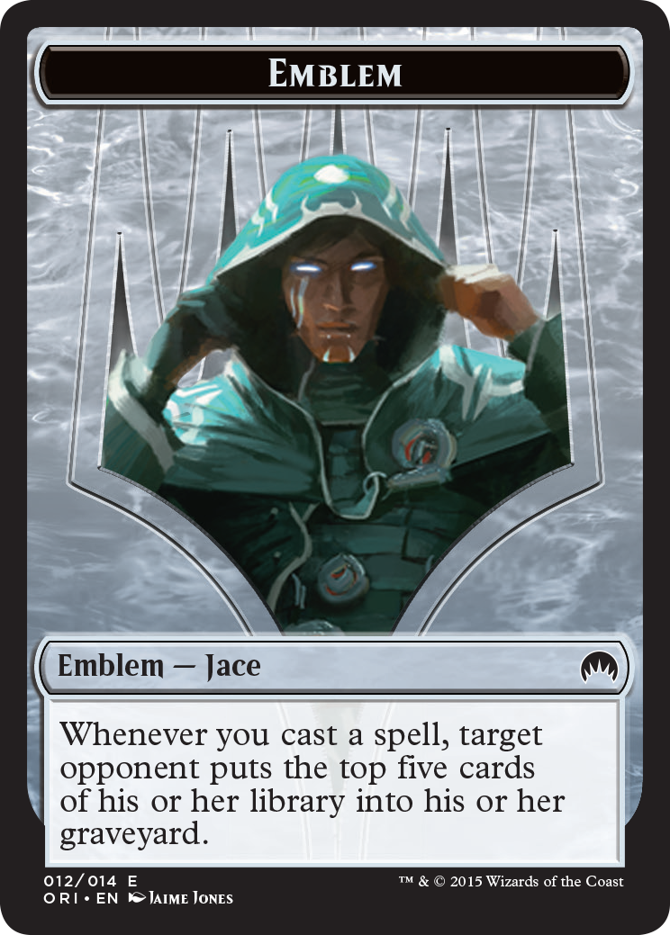 Pest // Jace, Telepath Unbound Emblem Double-Sided Token [Secret Lair: From Cute to Brute Tokens] | Cracking-Singles