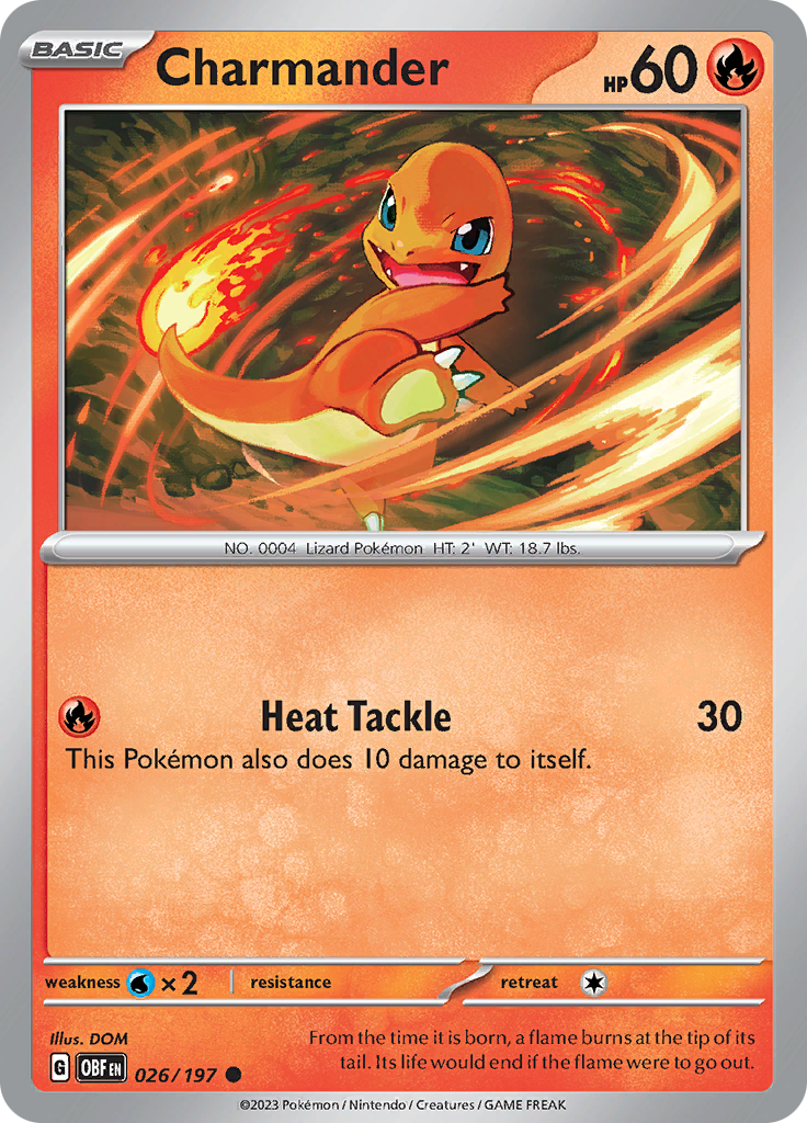 Charmander (026/197) [Scarlet & Violet: Obsidian Flames] | Cracking-Singles