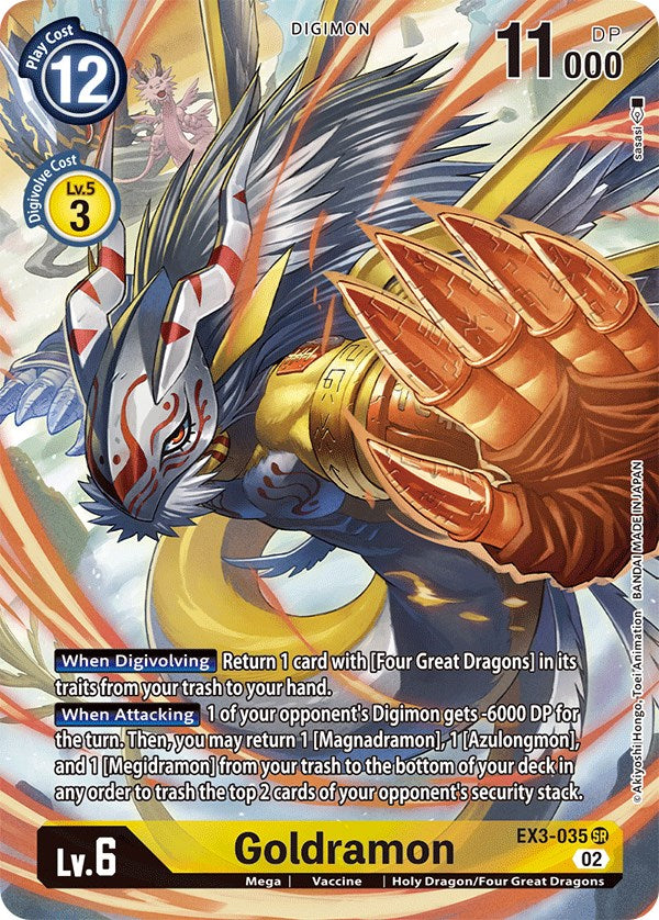 Goldramon [EX3-035] (Alternate Art) [Draconic Roar] | Cracking-Singles