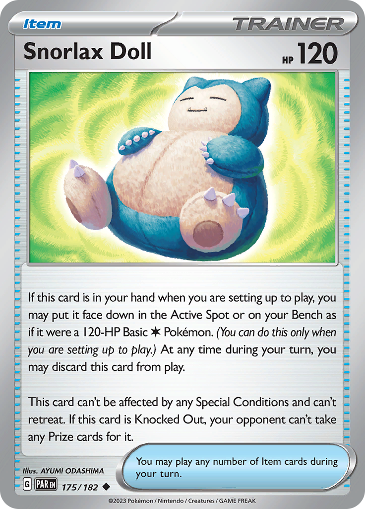 Snorlax Doll (175/182) [Scarlet & Violet: Paradox Rift] | Cracking-Singles