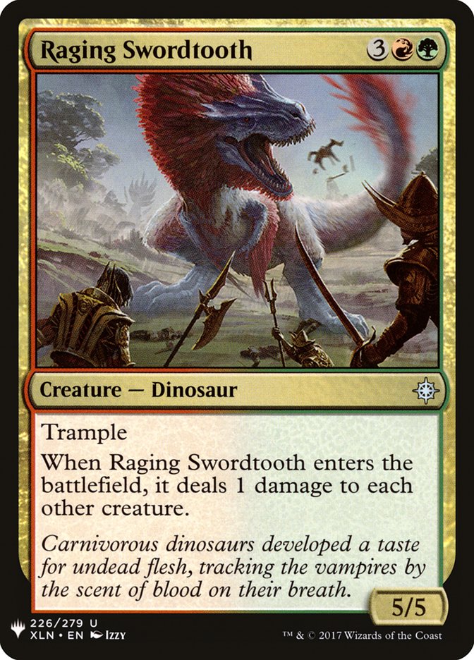 Raging Swordtooth [Mystery Booster] | Cracking-Singles