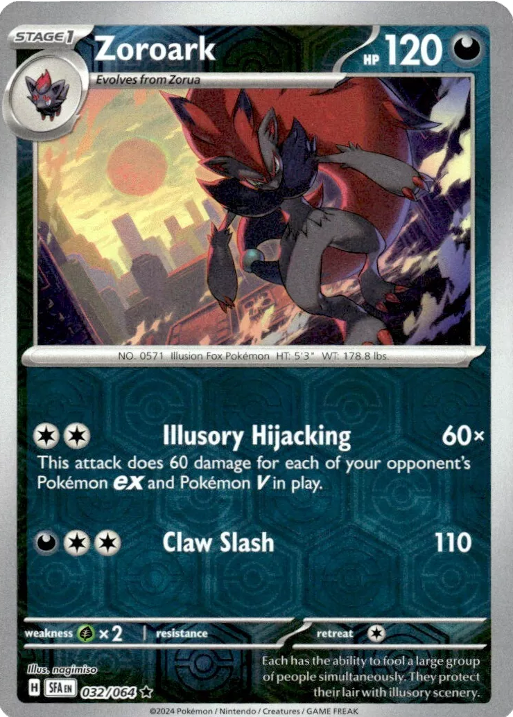 Zoroark (032/064) [Scarlet & Violet: Shrouded Fable] | Cracking-Singles