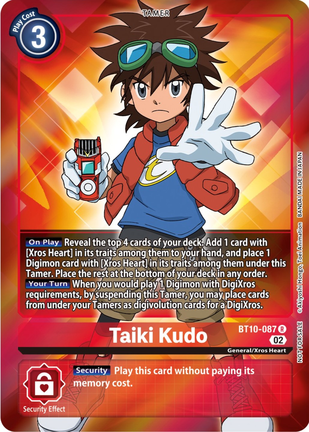 Taiki Kudo [BT10-087] (Box Topper) [Xros Encounter] | Cracking-Singles