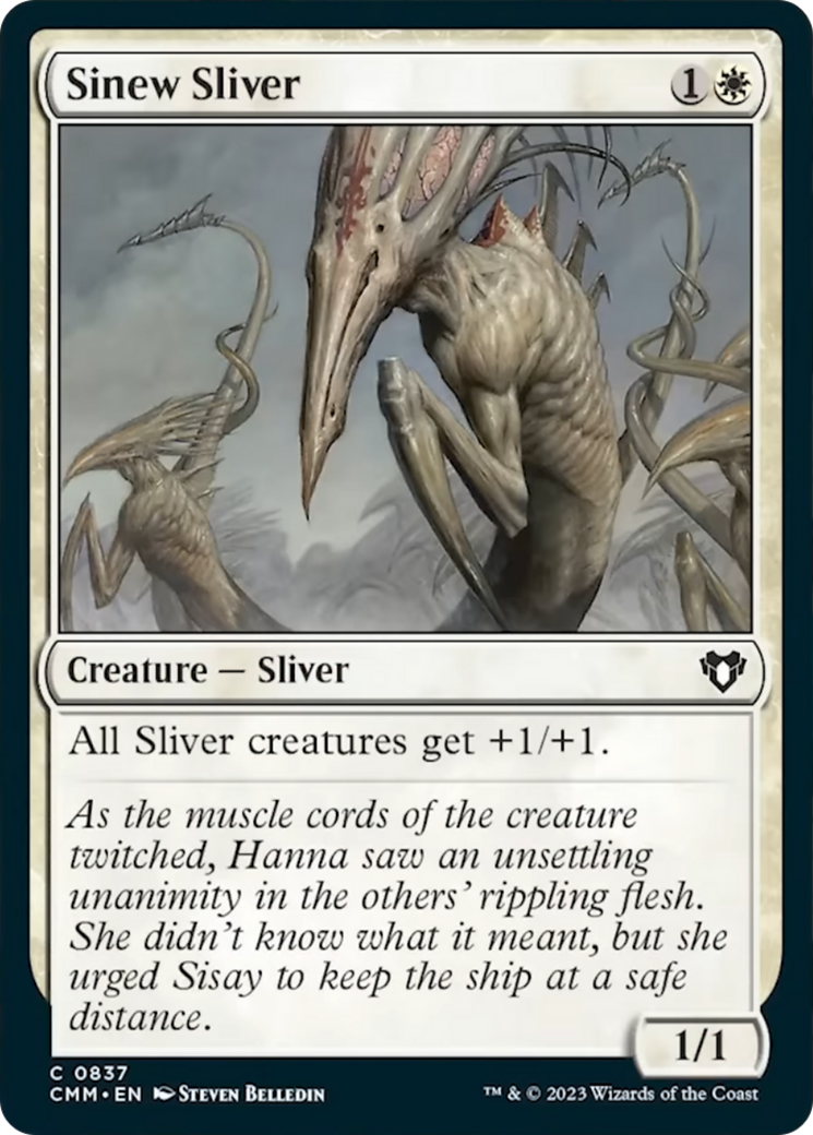 Sinew Sliver [Commander Masters] | Cracking-Singles