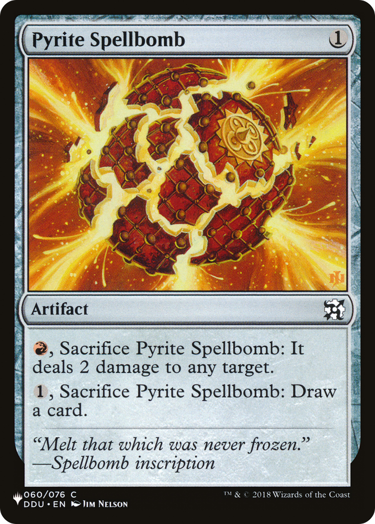 Pyrite Spellbomb [The List] | Cracking-Singles