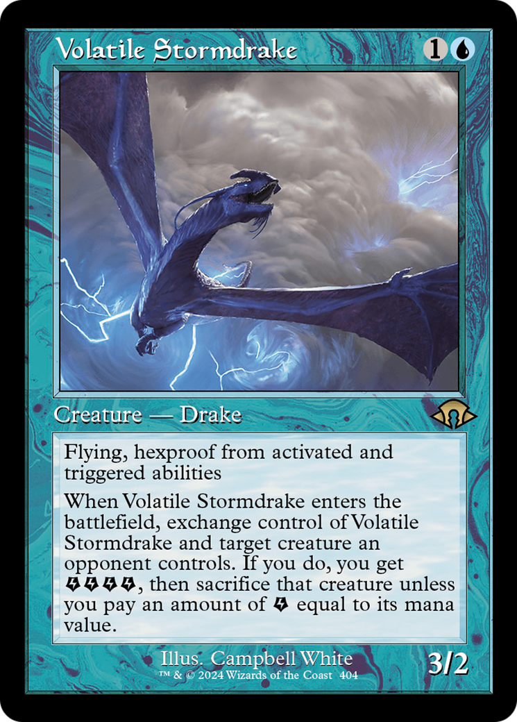 Volatile Stormdrake (Retro) [Modern Horizons 3] | Cracking-Singles